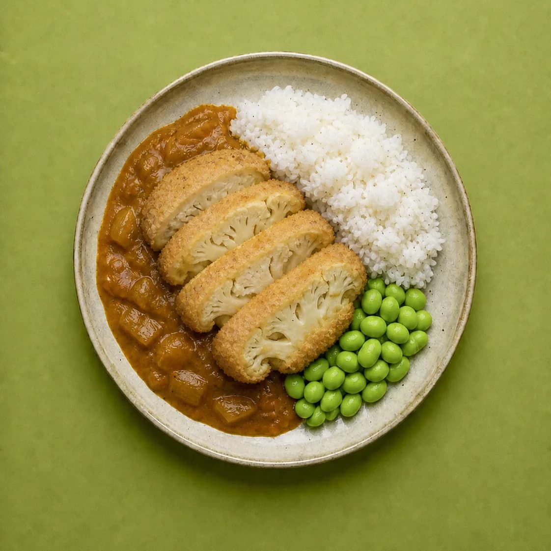 Vega katsu curry